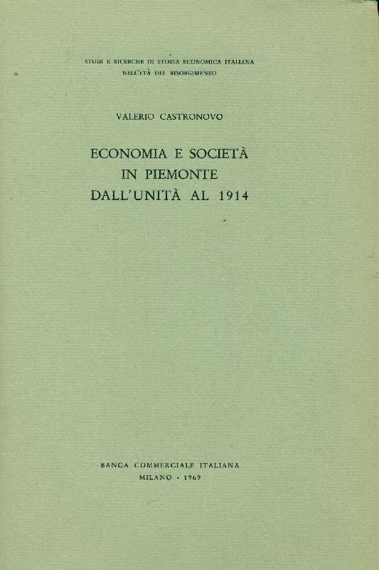 Economia e società in Piemonte dall&amp;#39;Unità al 1914 | Immagine principale