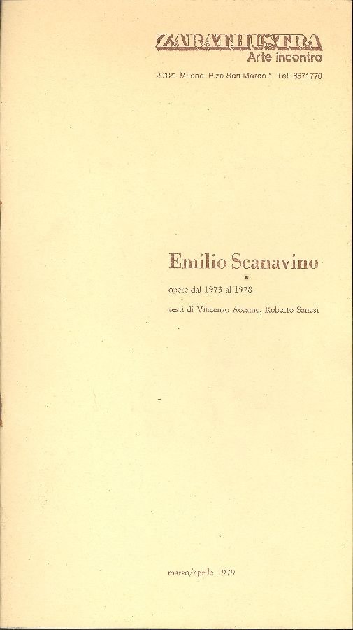Emilio Scanavino. Opere dal 1973 al 1978 | Immagine principale