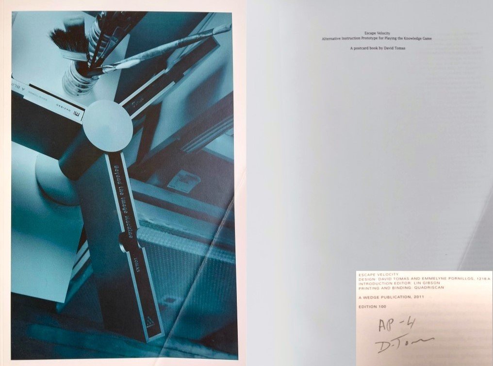 Escape Velocity. Alternative Instruction Prototype for Playing the Knowledge Game | Immagine principale