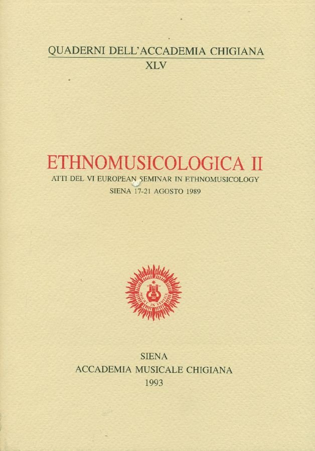 Ethnomusicologica. II | Immagine principale