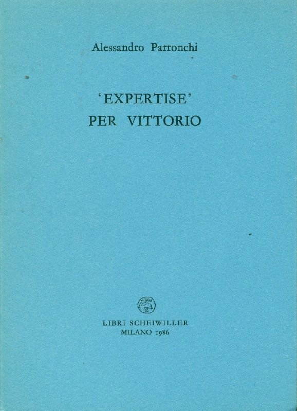 "Expertise" per Vittorio | Immagine principale
