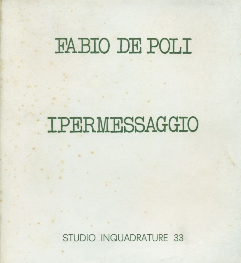 Fabio De Poli. Ipermessaggio | Immagine principale