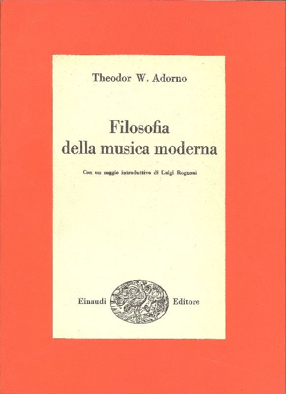 Filosofia della musica moderna | Immagine principale