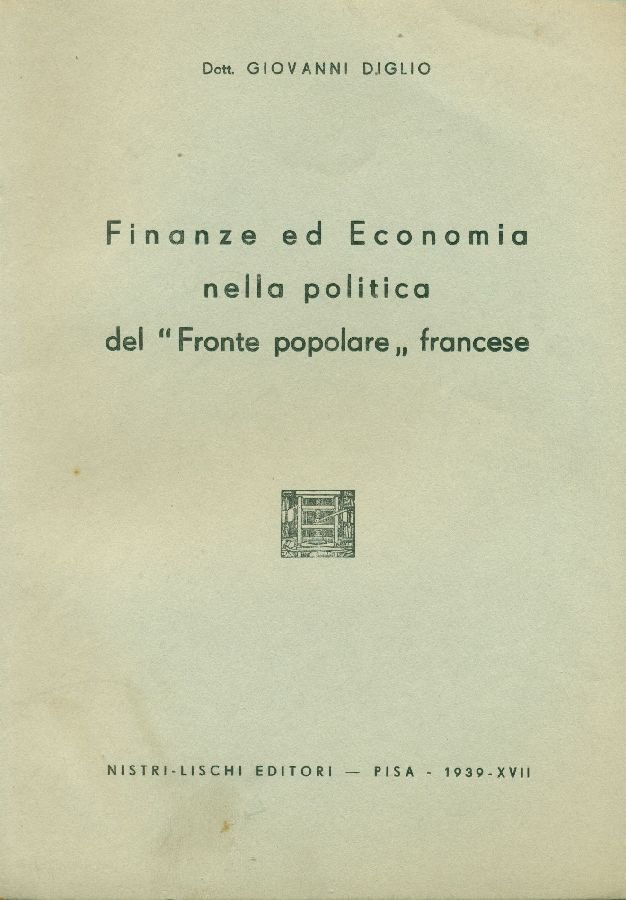 Finanze ed economia nella politica del &amp;#39;&amp;#39;Fronte popolare&amp;#39;&amp;#39; francese | Immagine principale
