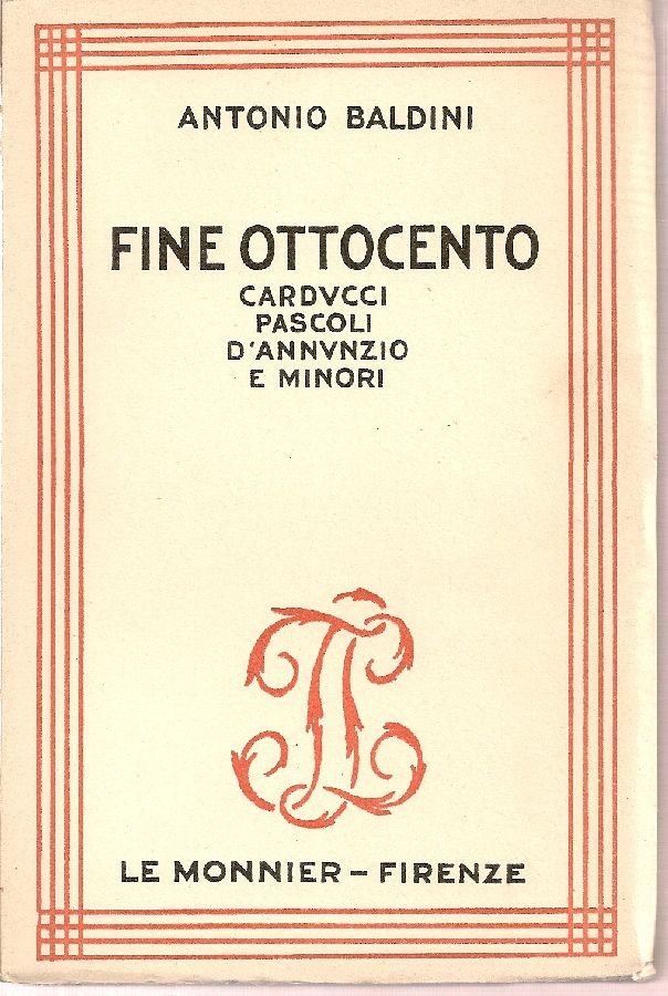 Fine Ottocento. Carducci, Pascoli, D&amp;#39;Annunzio e minori | Immagine principale