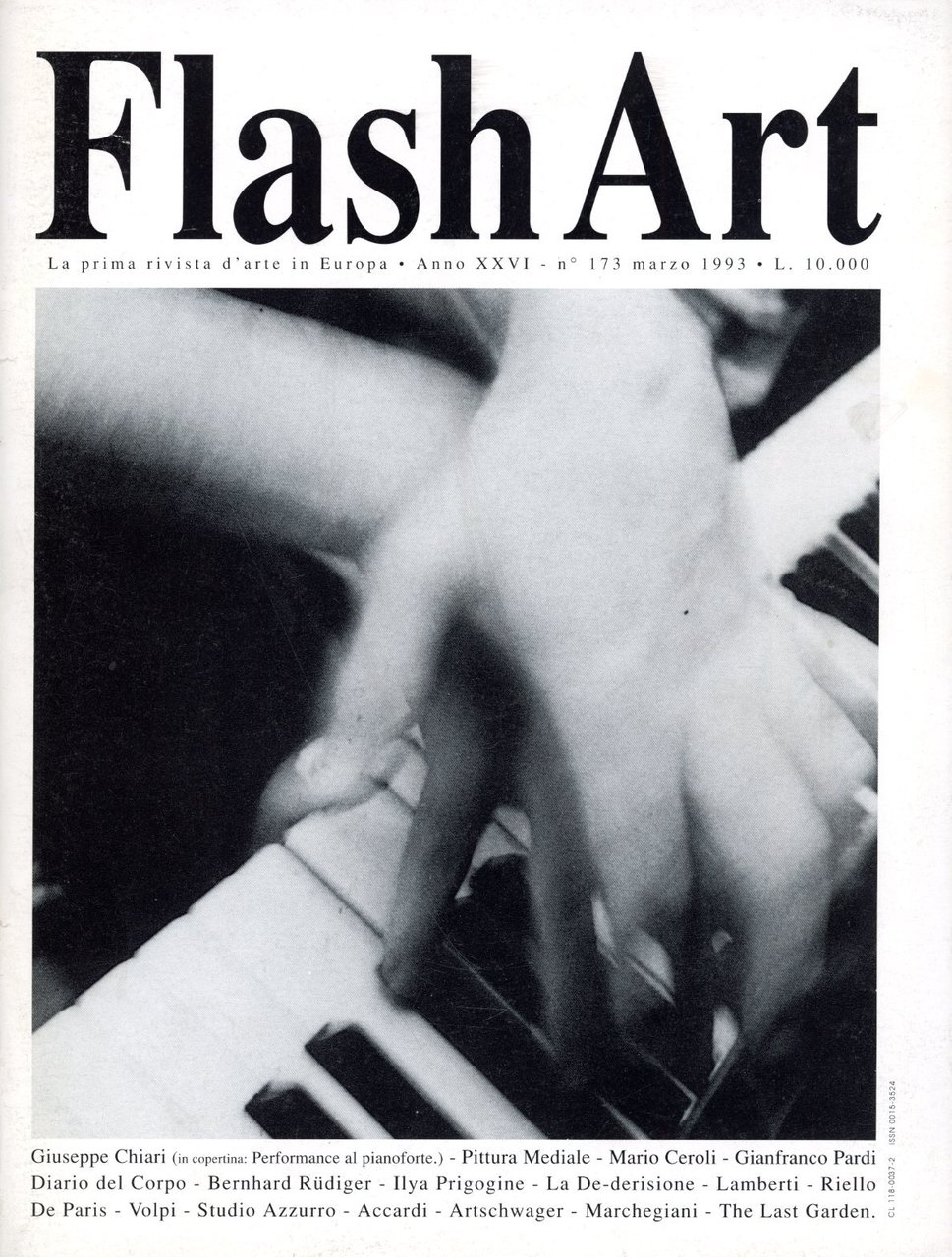 Flash Art. Marzo 1993, N. 173 | Immagine principale