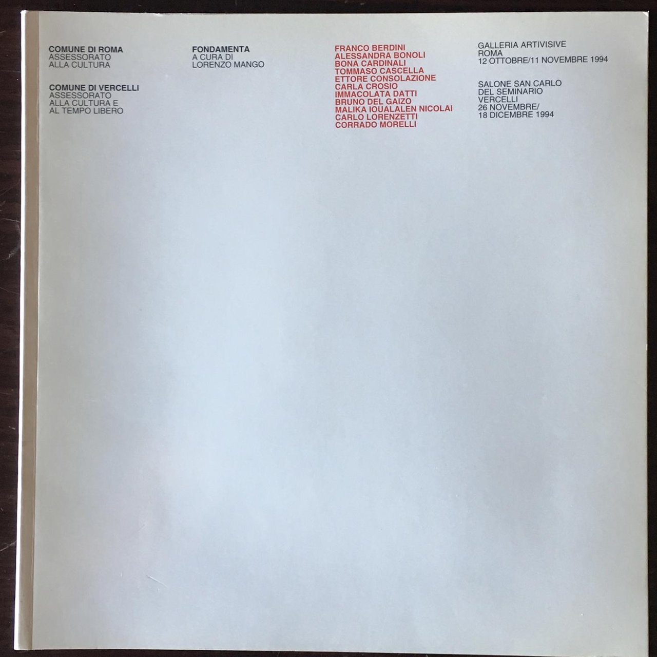 Fondamenta | Immagine principale