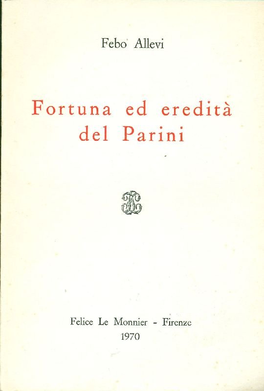 Fortuna ed eredità del Parini | Immagine principale