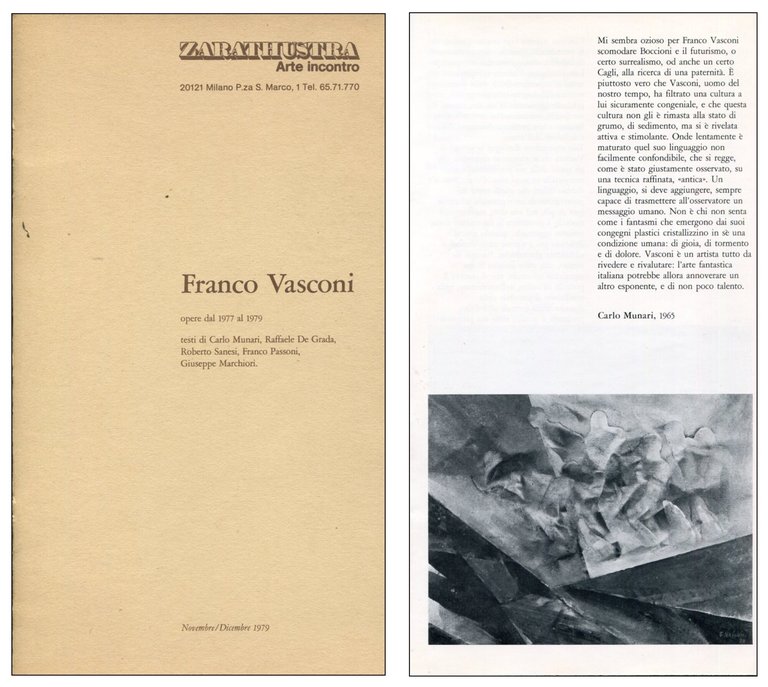 Franco Vasconi. Opere dal 1977 al 1979 | Immagine Gallery 2
