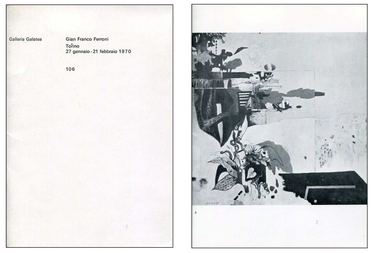 Gian Franco Ferroni. Galleria Galatea 1970 | Immagine principale