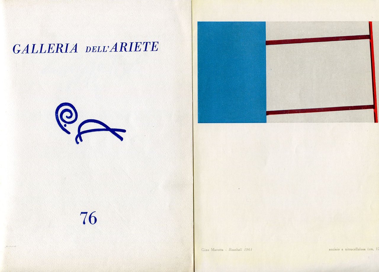 Gino Marotta. Pitture - Oggetti | Immagine principale