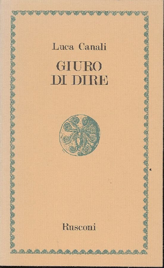 Giuro di dire | Immagine principale