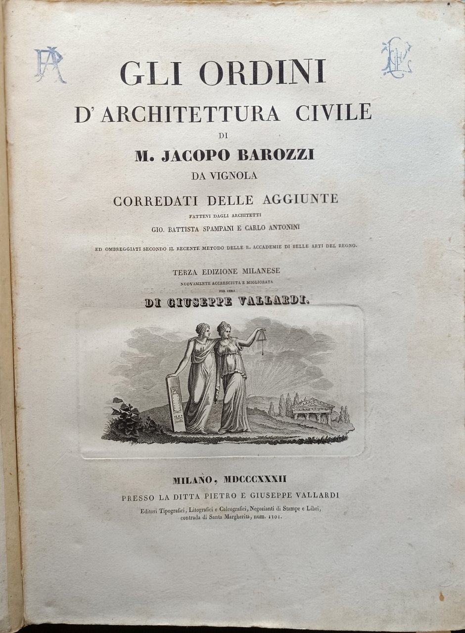 Gli ordini d'architettura civile di M. Jacopo Barozzi da Vignola … | Immagine principale