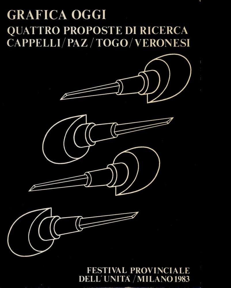 Grafica oggi. Quattro proposte di ricerca. Cappelli Paz Togo Veronesi | Immagine principale