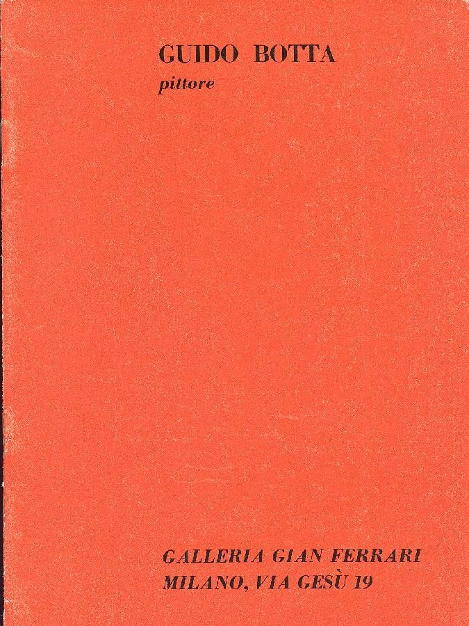 Guido Botta. Pittore | Immagine principale
