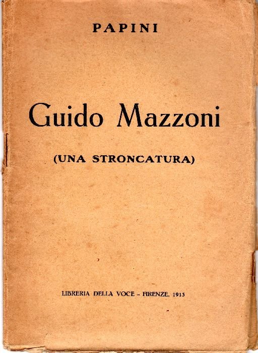 Guido Mazzoni (una stroncatura) | Immagine principale
