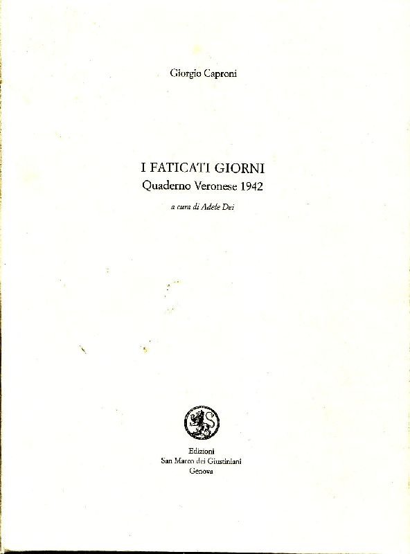 I faticati giorni | Immagine principale