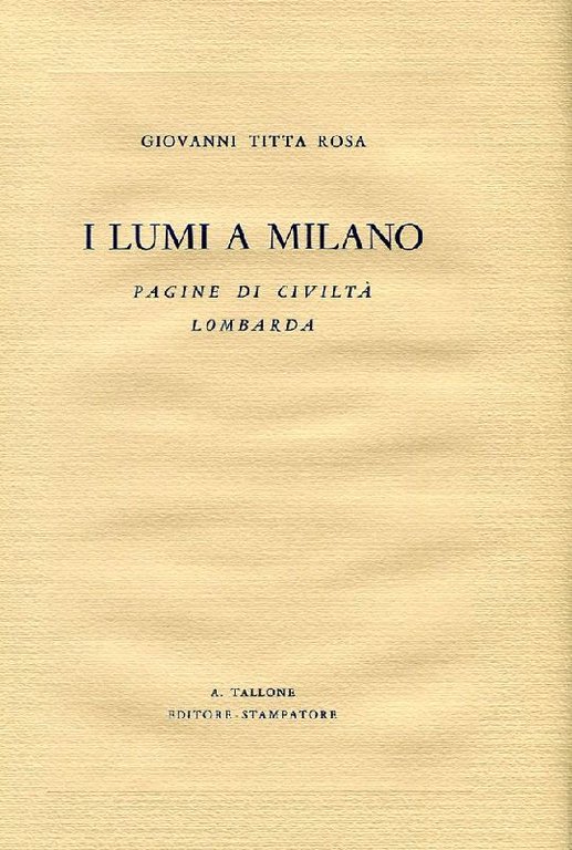 I lumi di Milano