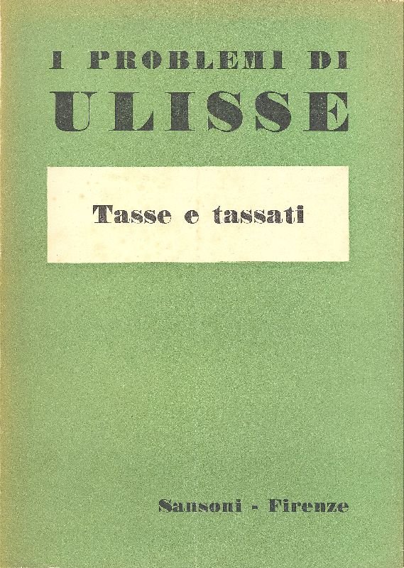 I problemi di Ulisse. Tasse e tassati | Immagine principale