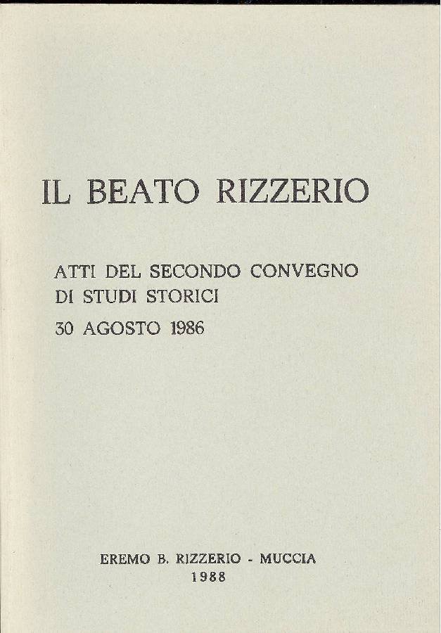 Il beato Rizzerio | Immagine principale