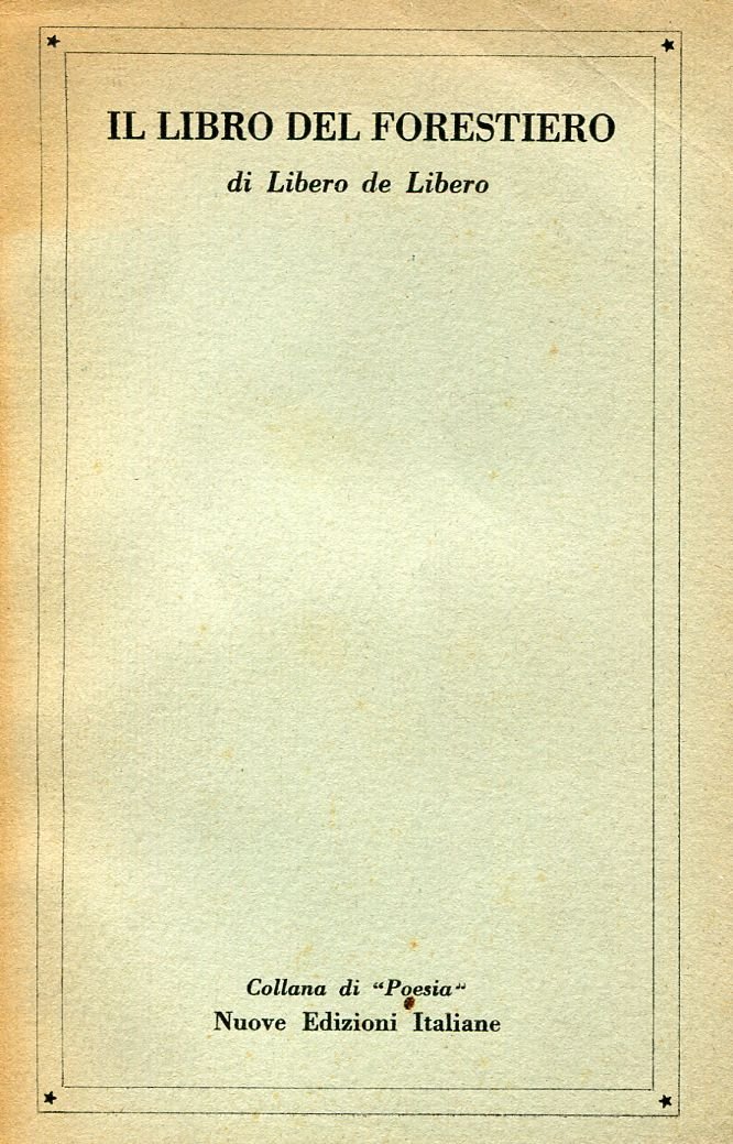 Il libro del forestiero | Immagine principale