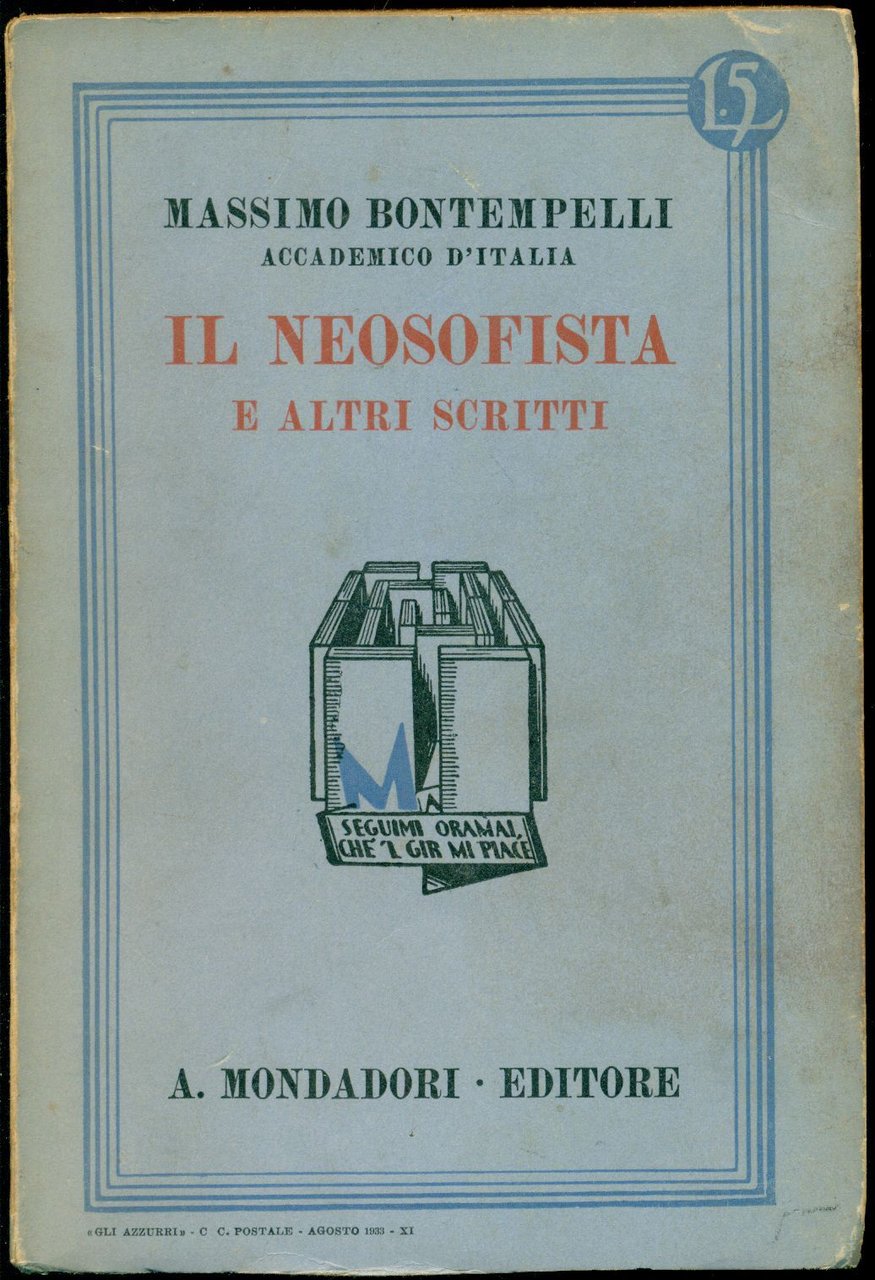 Il neosofista e altri scritti | Immagine principale
