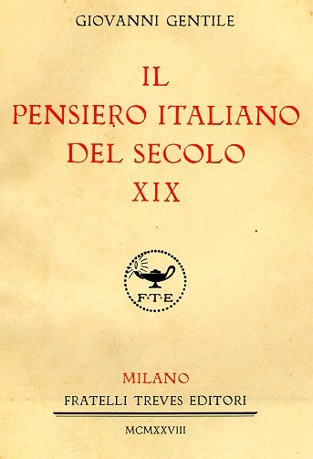 Il pensiero italiano del secolo XIX | Immagine principale