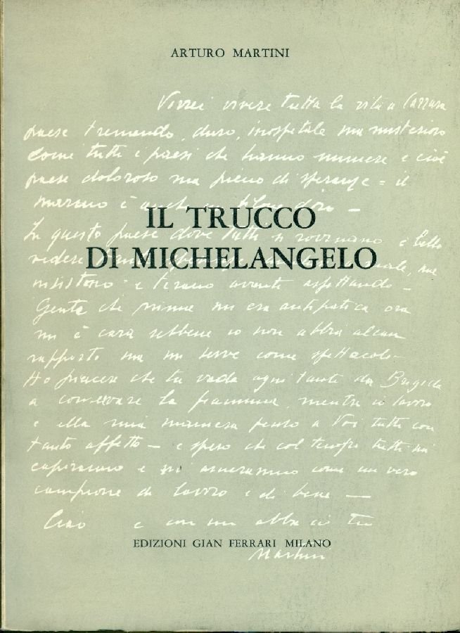 Il trucco di Michelangelo e altri scritti | Immagine principale