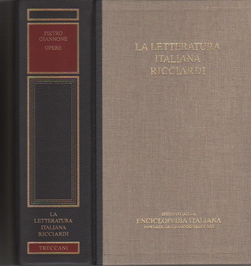 Illuministi italiani. Opere di Pietro Giannone. Tomo I | Immagine principale