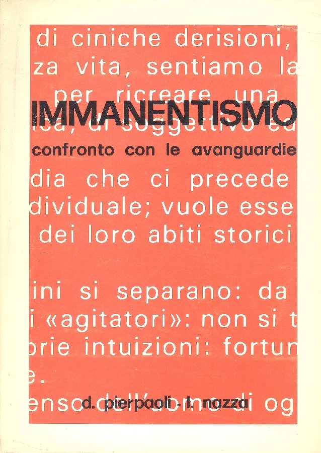 Immanentismo: confronto con le avanguardie | Immagine principale