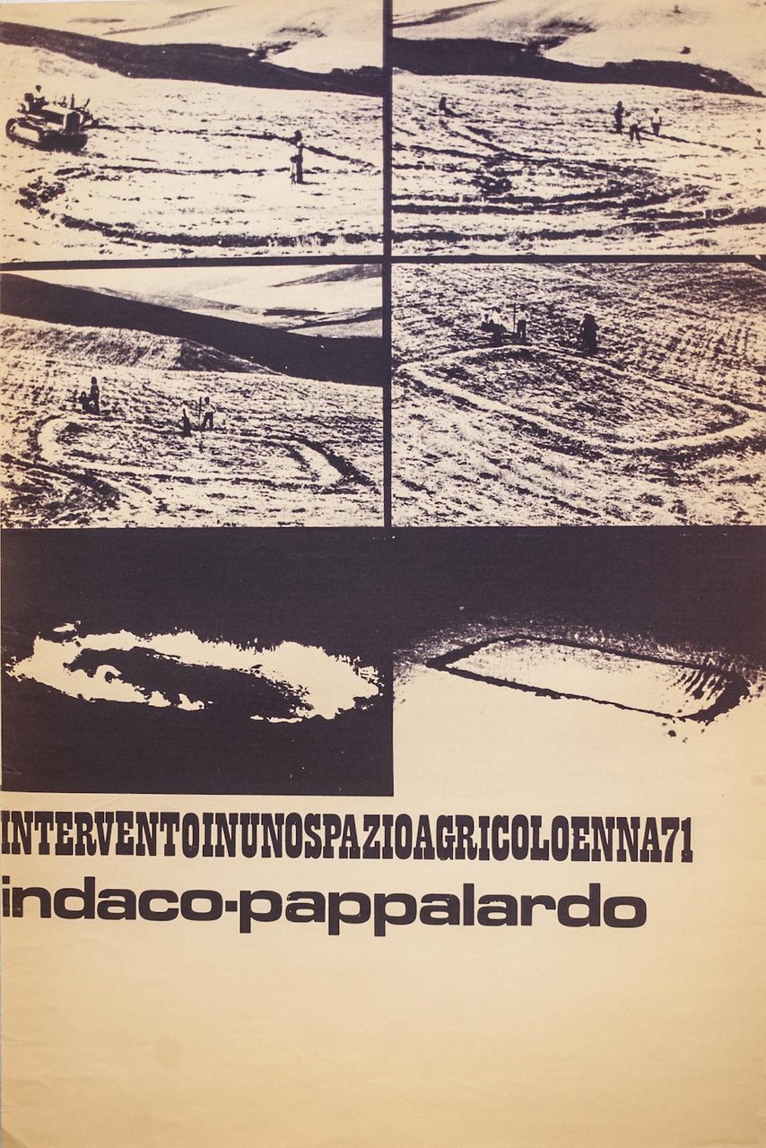 Indaco Pappalardo. Intervento in uno spazio agricolo. Enna 71. Poster | Immagine principale
