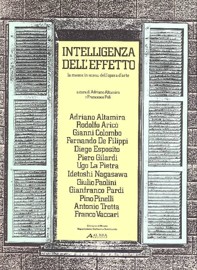 Intelligenza dell'effetto. La messa in scena dell'opera d'arte | Immagine principale