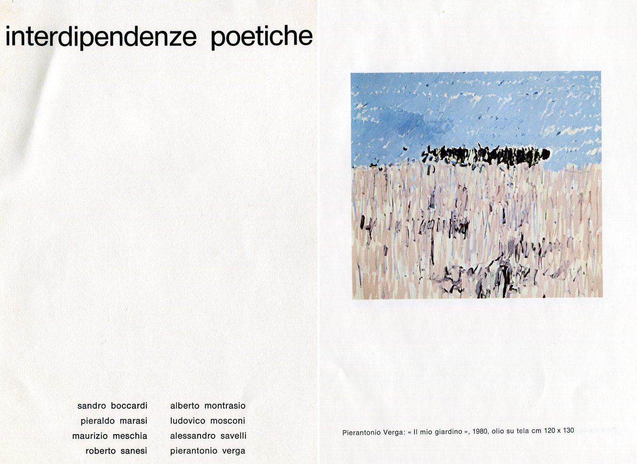 Interdipendenze poetiche | Immagine principale