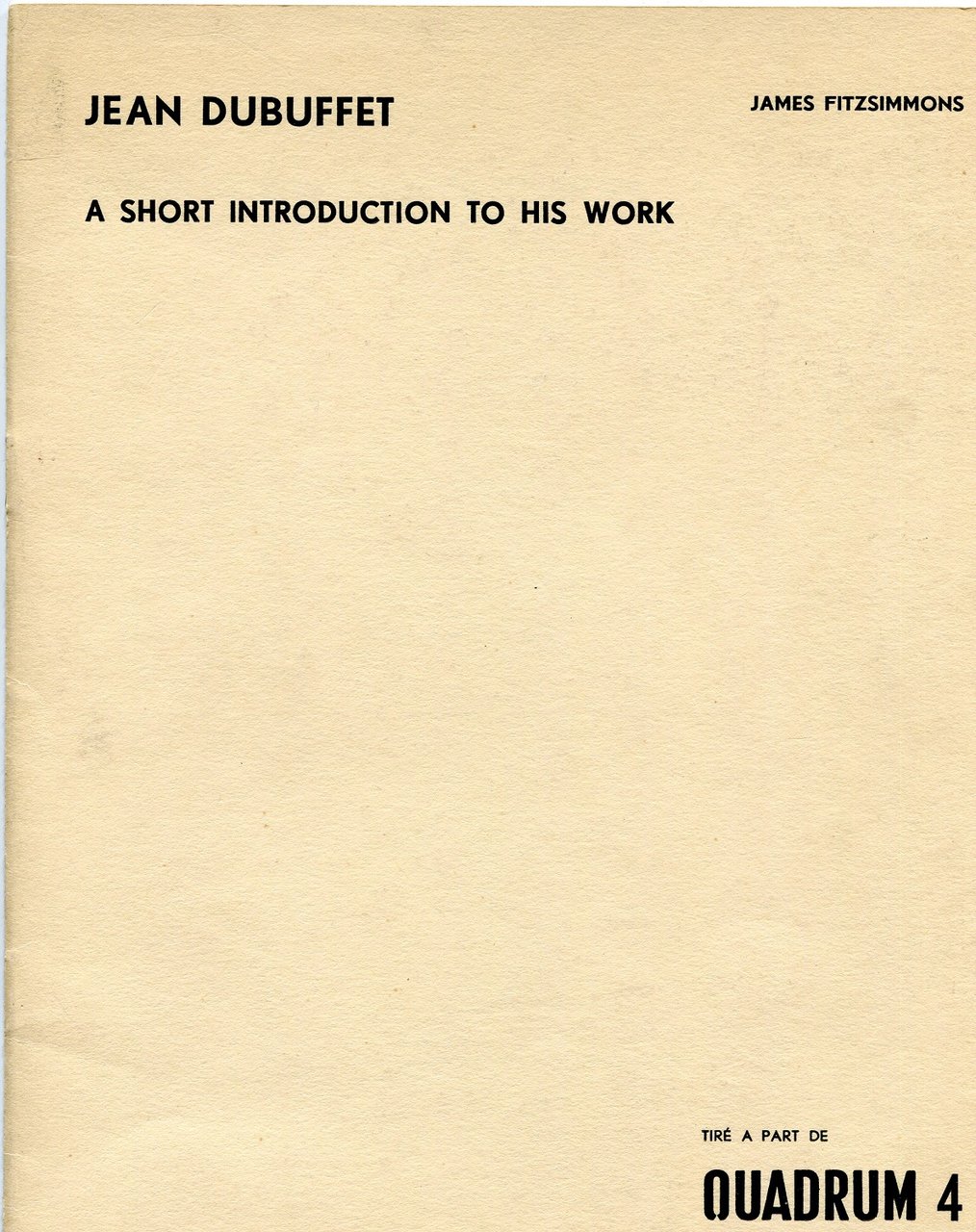 Jean Dubuffet. A short introduction to his work | Immagine principale