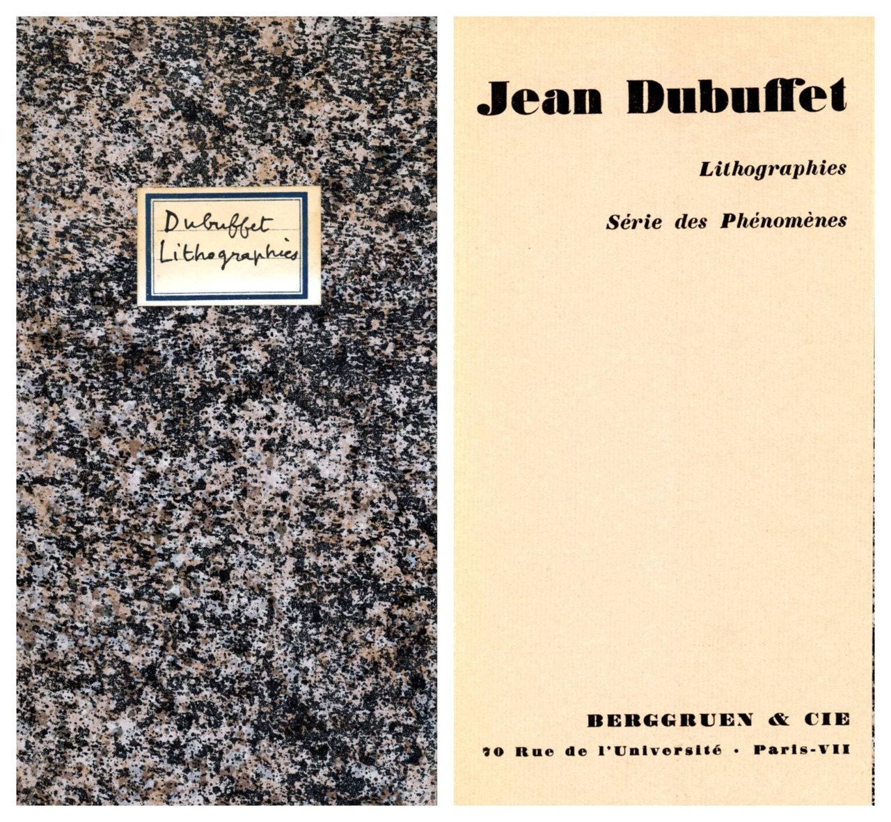 Jean Dubuffet. Lithograèhies, Serie des Phénomènes | Immagine principale