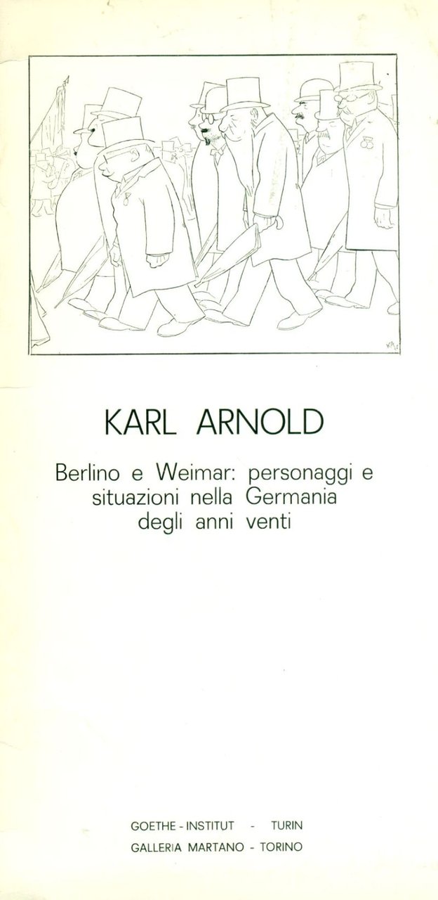 Karl Arnold. Berlino e Weimar: personaggi e situazioni nella Germania … | Immagine principale