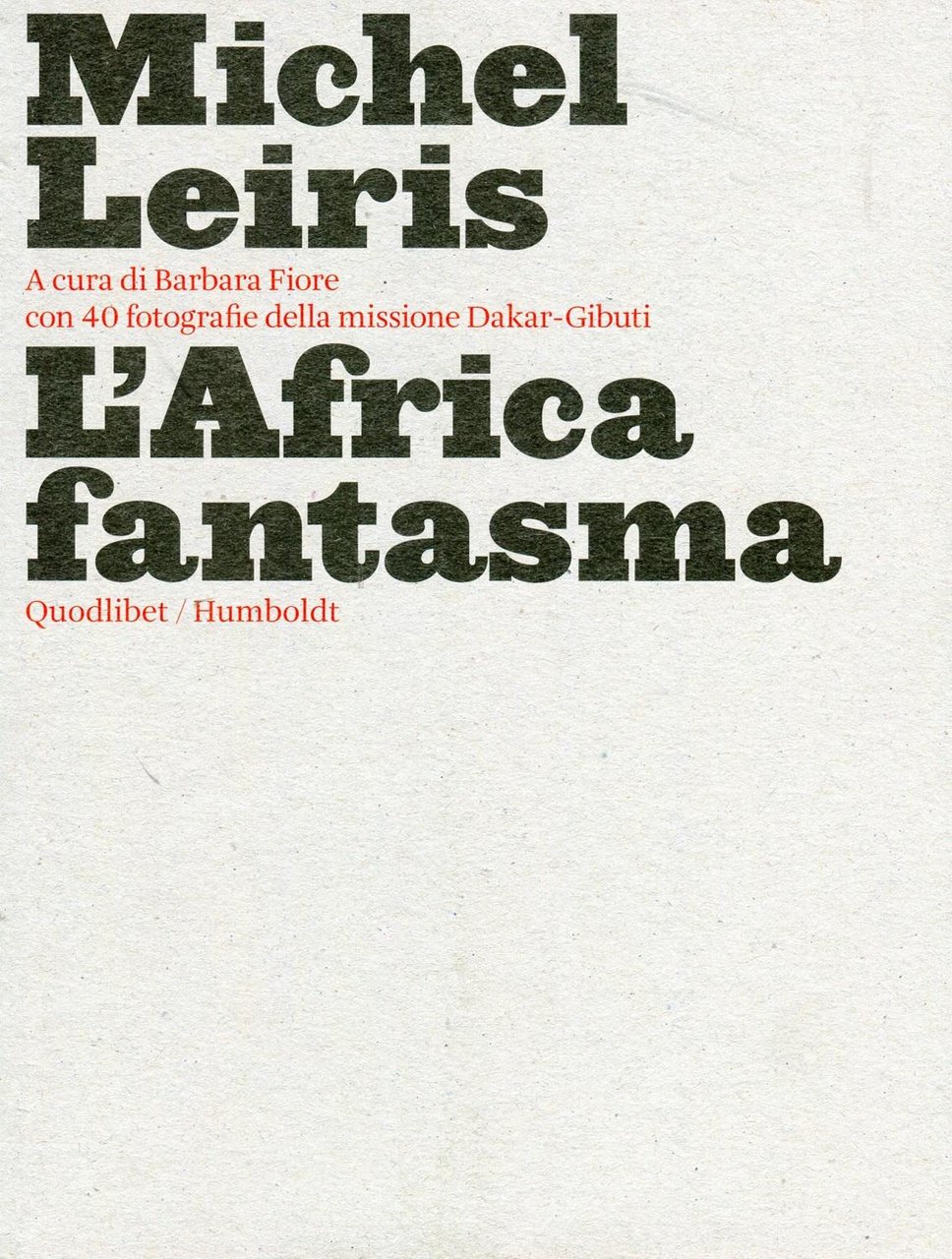 L'Africa fantasma | Immagine principale