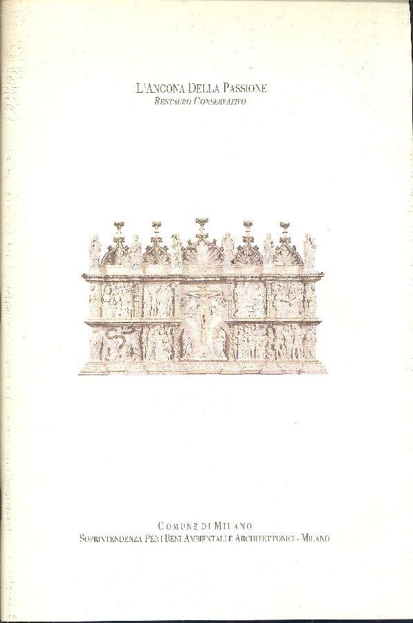 L&amp;#39;Ancona della Passione. Restauro conservativo | Immagine principale