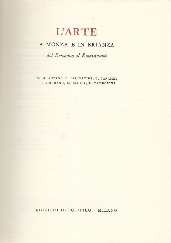 L&amp;#39;arte a Monza e in Brianza dal Romanico al Rinascimento | Immagine principale