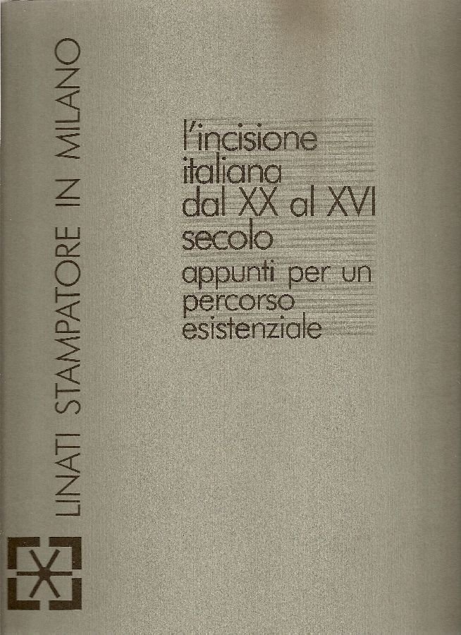 L&amp;#39;incisione italiana dal XX al XVI secolo. Appunti per un … | Immagine principale
