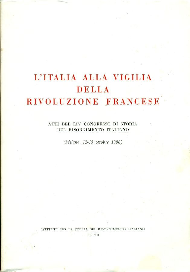 L&amp;#39;Italia alla vigilia della Rivoluzione Francese | Immagine principale