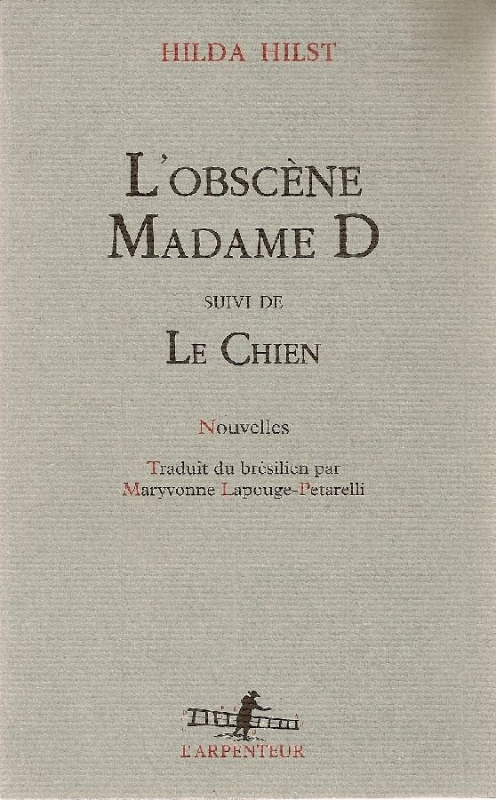 L'obscène madame D. Suivi de Le Chien | Immagine principale