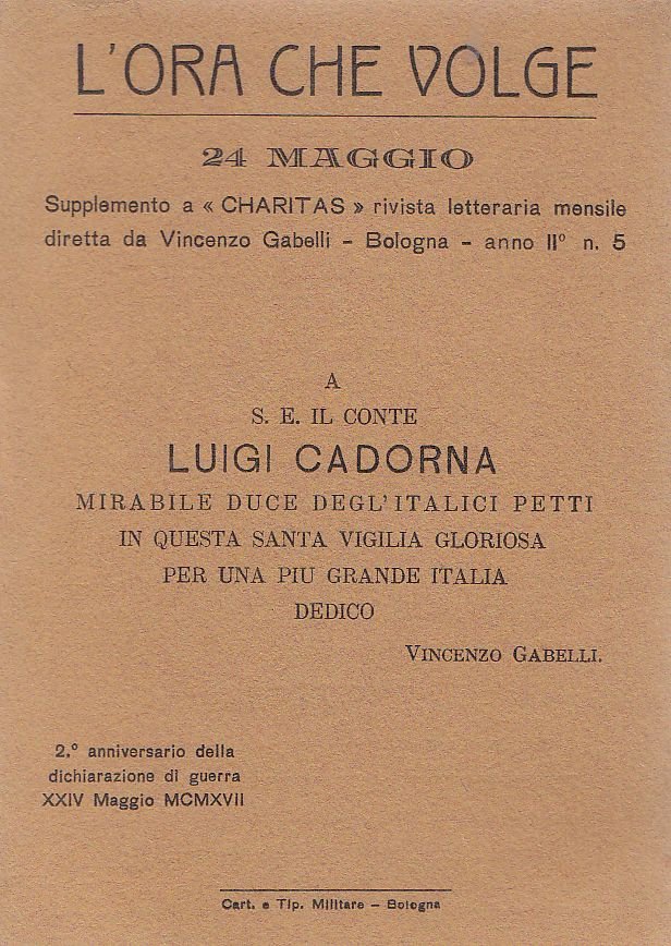 L&amp;#39;ora che volge. 24 Maggio | Immagine principale