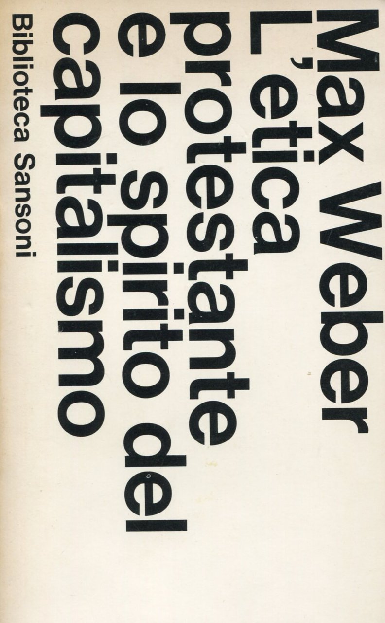 L'etica protestante e lo spirito del capitalismo | Immagine principale