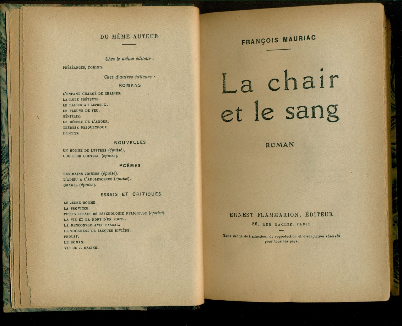 La chair et le sang | Immagine principale