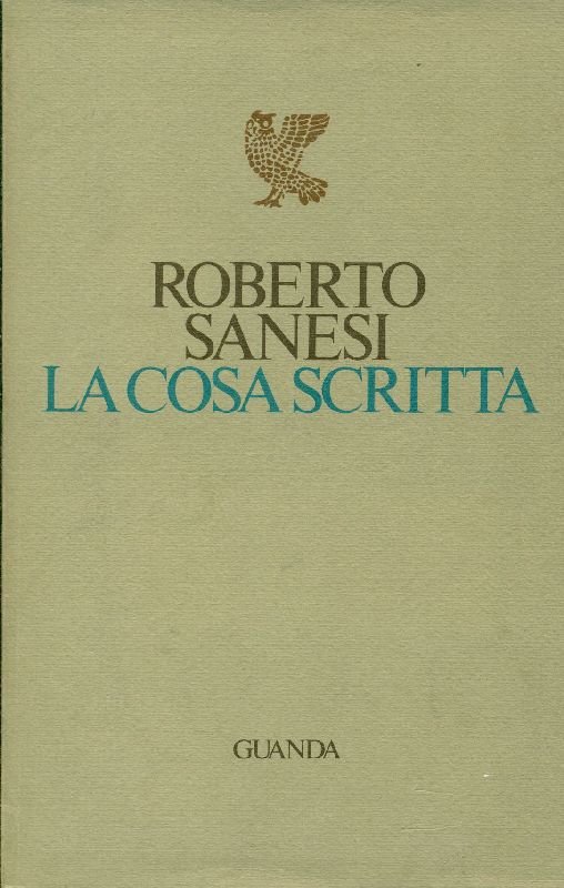 La cosa scritta | Immagine principale