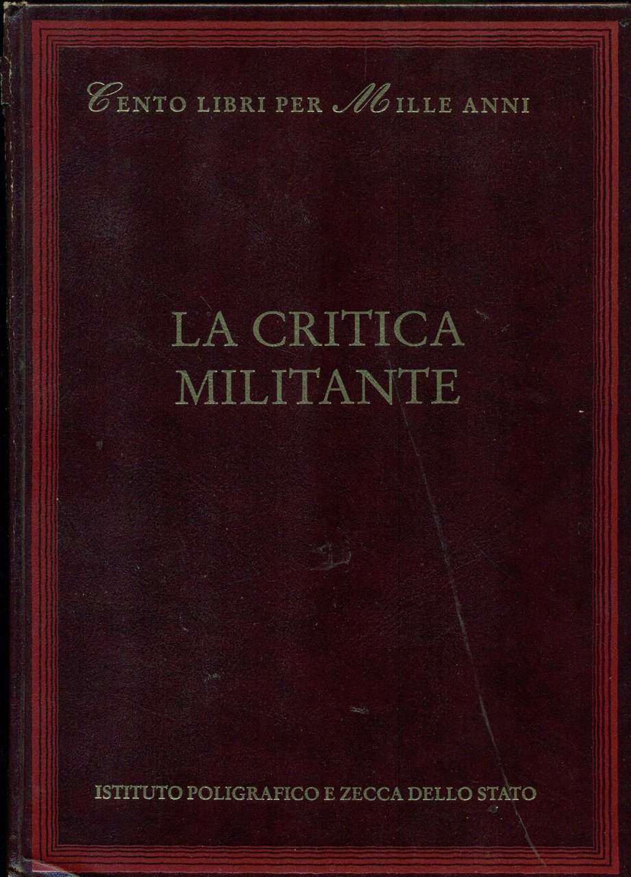 La critica militante | Immagine principale