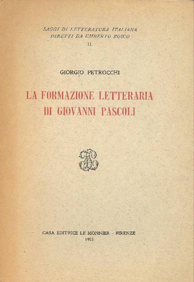 La formazione letteraria di Giovanni Pascoli | Immagine principale