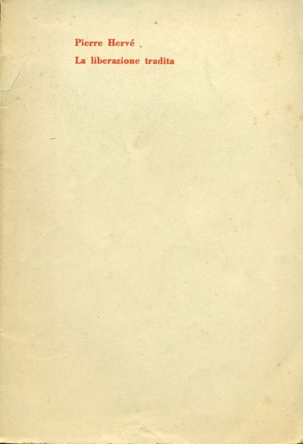 La liberazione tradita | Immagine principale