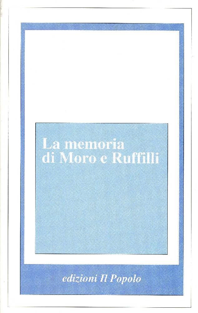 La memoria di Moro e Ruffilli | Immagine principale